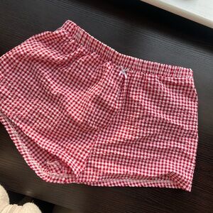 Red Gingham Women's Shorts